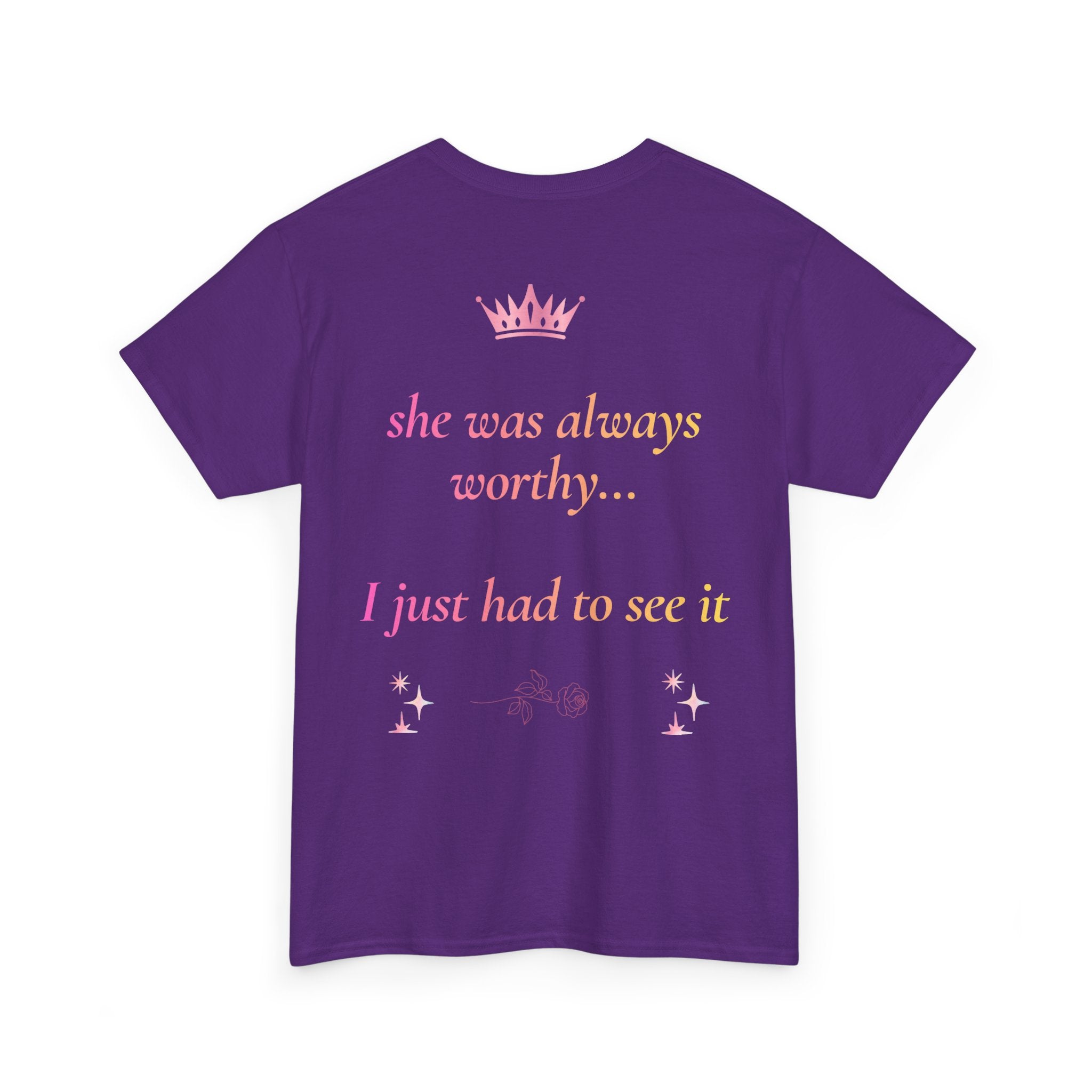Falling in love with the Girl I am becoming Seeing Your Worth & Magic Tee | Self Love Quote, Positive Affirmation T-Shirt