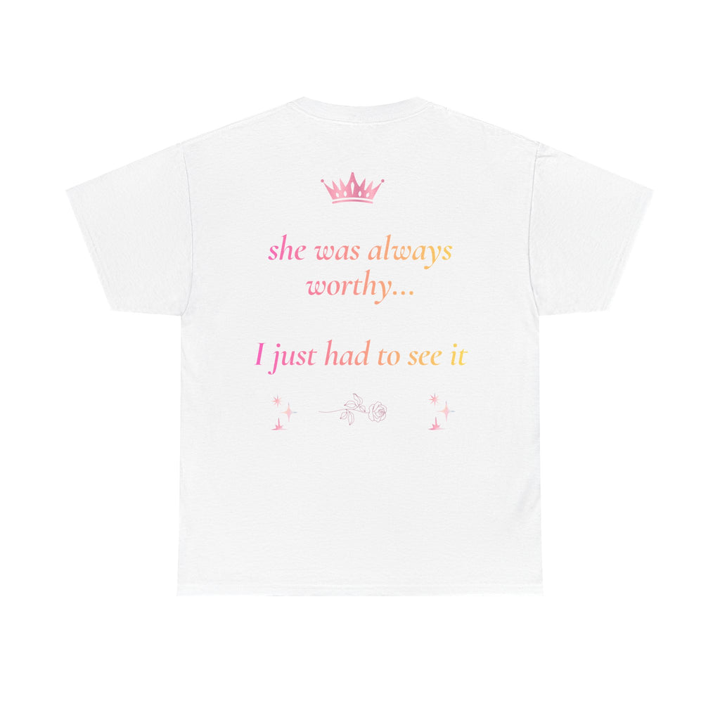 Falling in love with the Girl I am becoming Seeing Your Worth & Magic Tee | Self Love Quote, Positive Affirmation T-Shirt