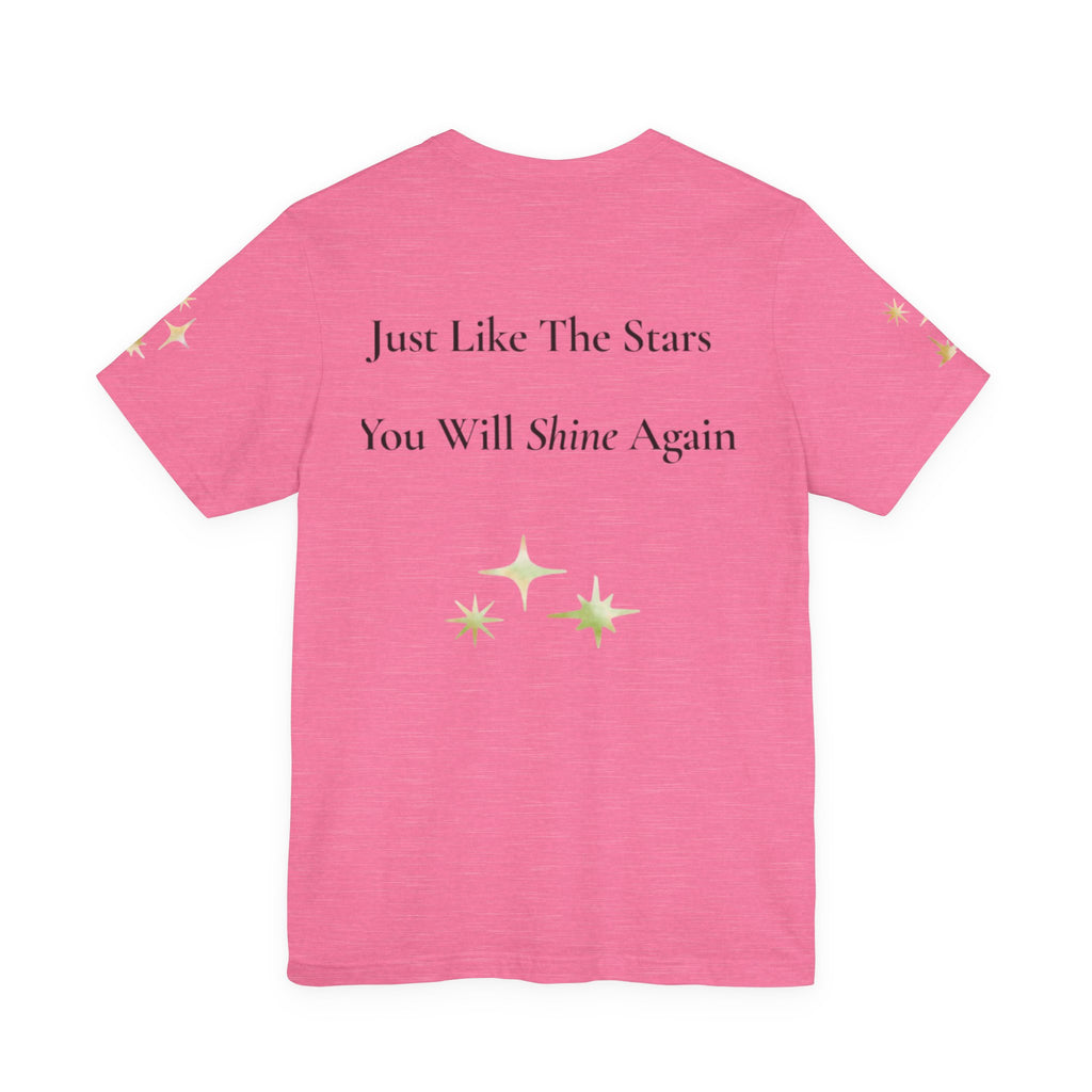 Even Stars Need Darkness To Shine Tee | Inspirational Quote Shirt, Minimal Star Design