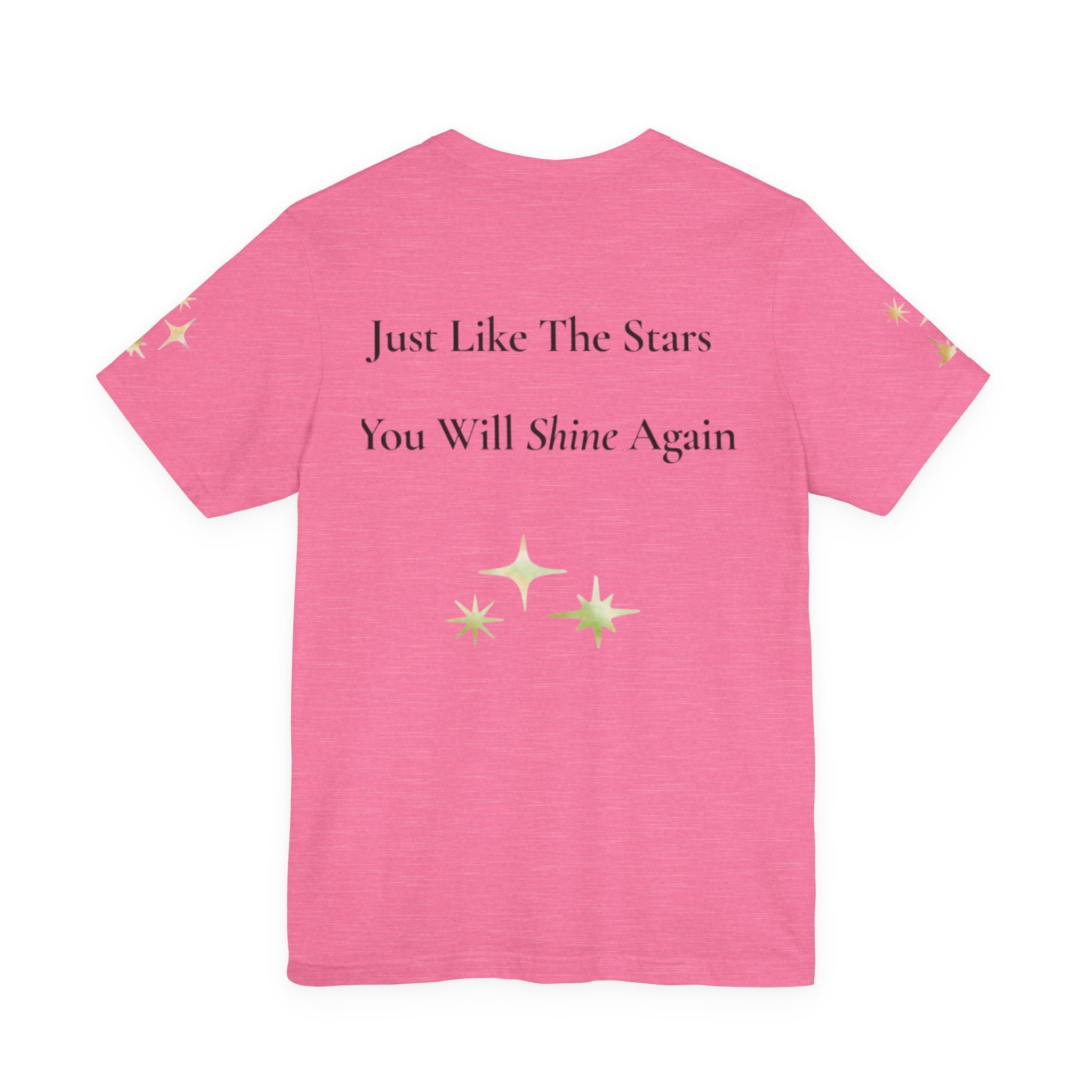 Even Stars Need Darkness To Shine Tee | Inspirational Quote Shirt, Minimal Star Design