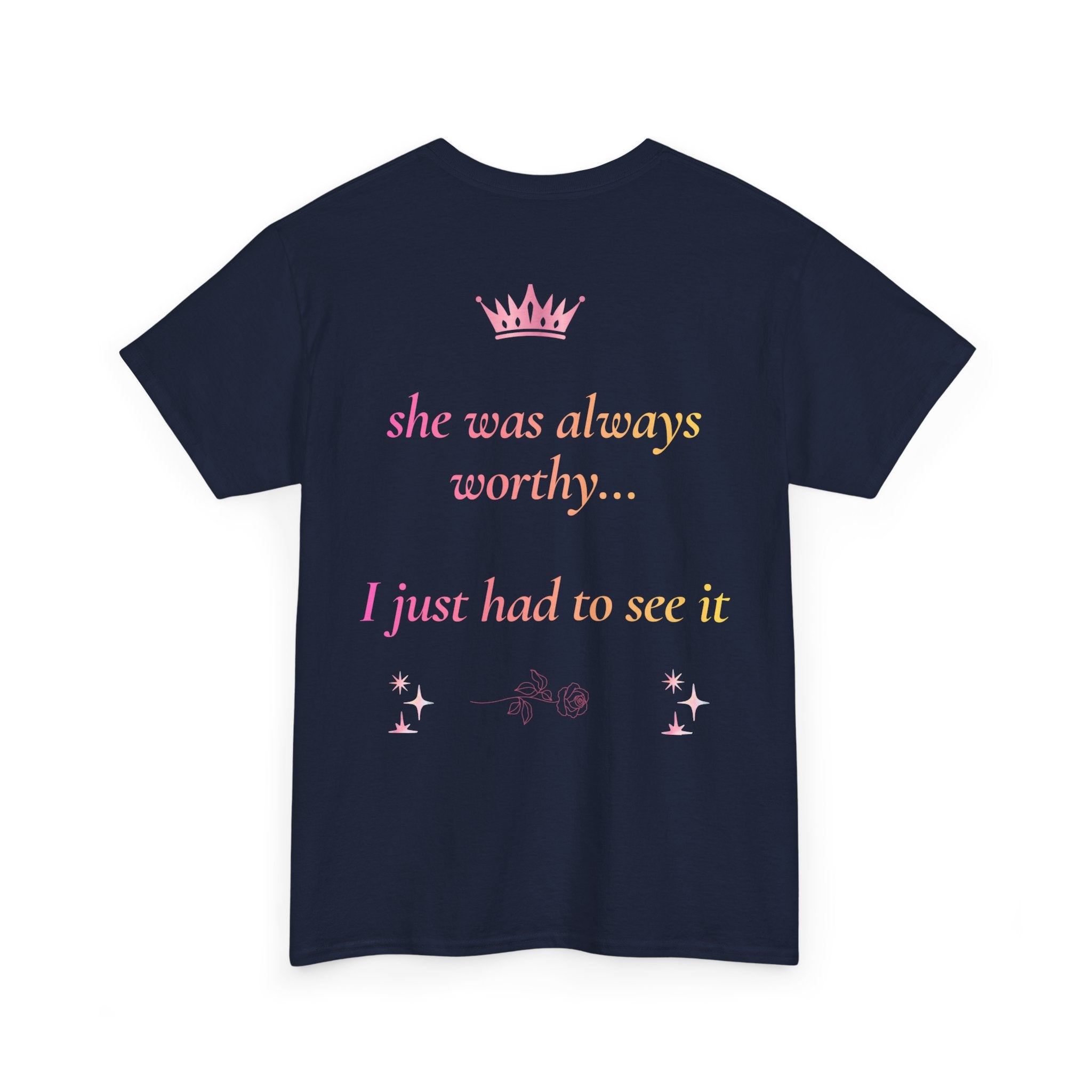 Falling in love with the Girl I am becoming Seeing Your Worth & Magic Tee | Self Love Quote, Positive Affirmation T-Shirt