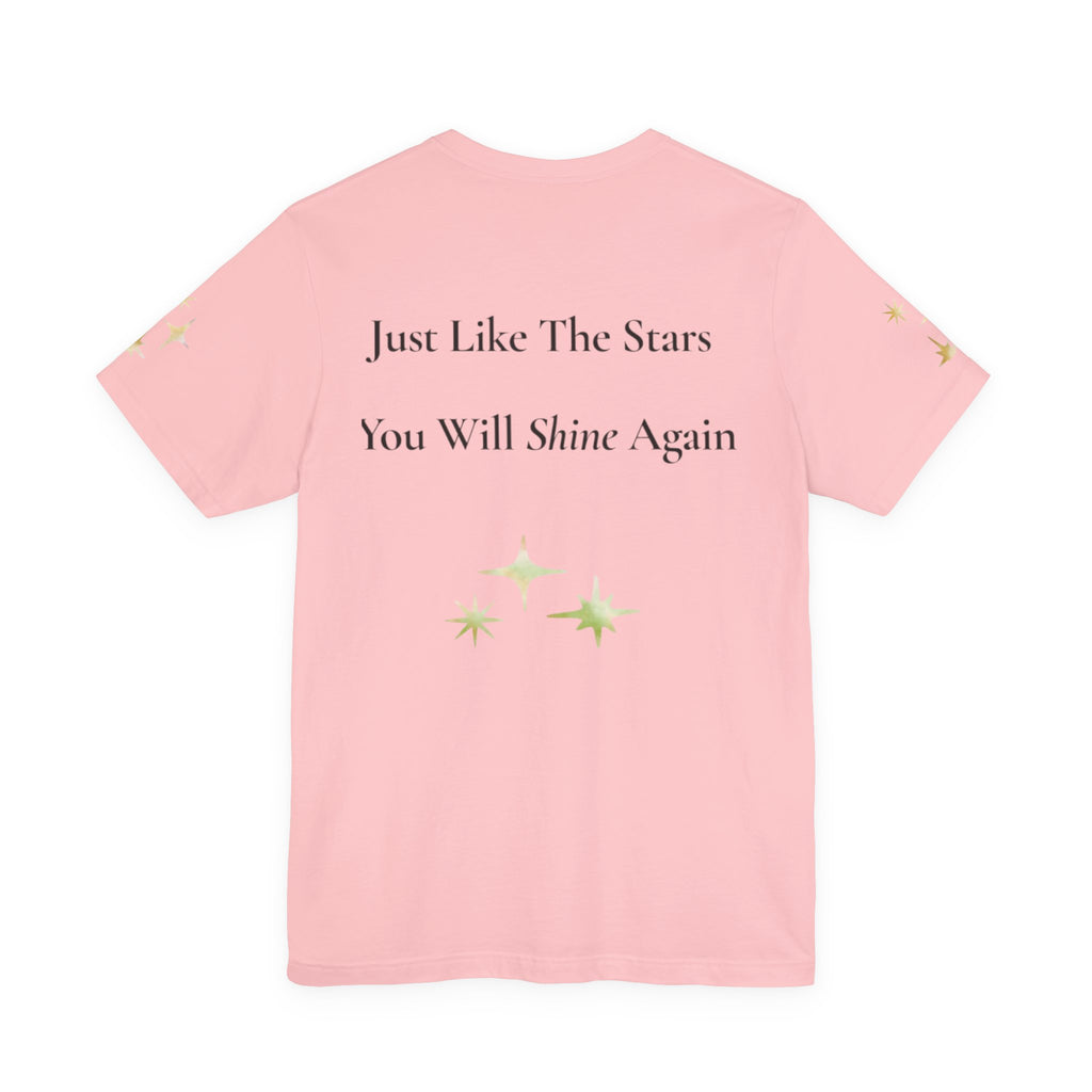 Even Stars Need Darkness To Shine Tee | Inspirational Quote Shirt, Minimal Star Design