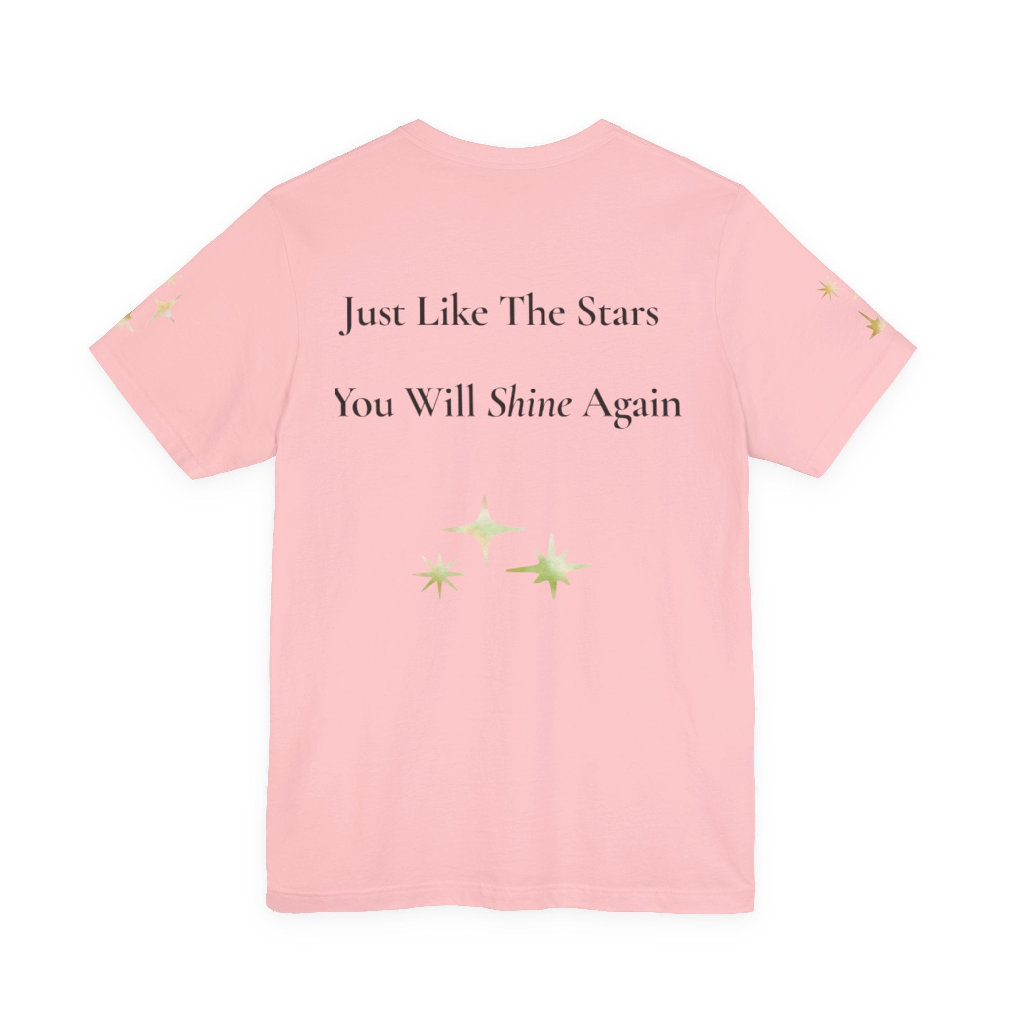 Even Stars Need Darkness To Shine Tee | Inspirational Quote Shirt, Minimal Star Design
