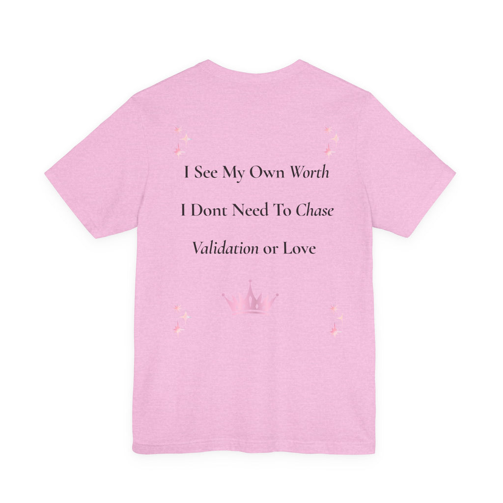 I Don't Chase I Attract Tee | Motivational Crown Graphic T-Shirt