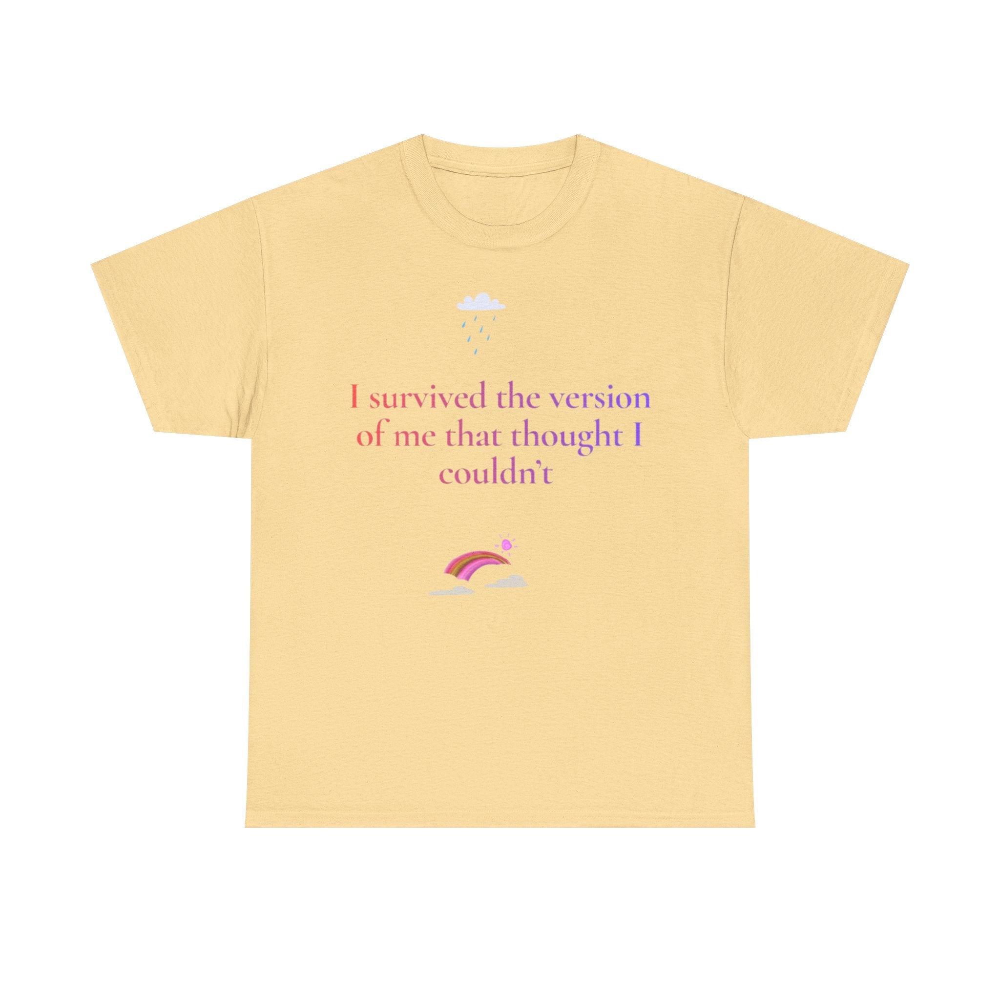 I Survived The Version Of Me That Thought I Couldn't T-Shirt | Phoenix Rising Tee