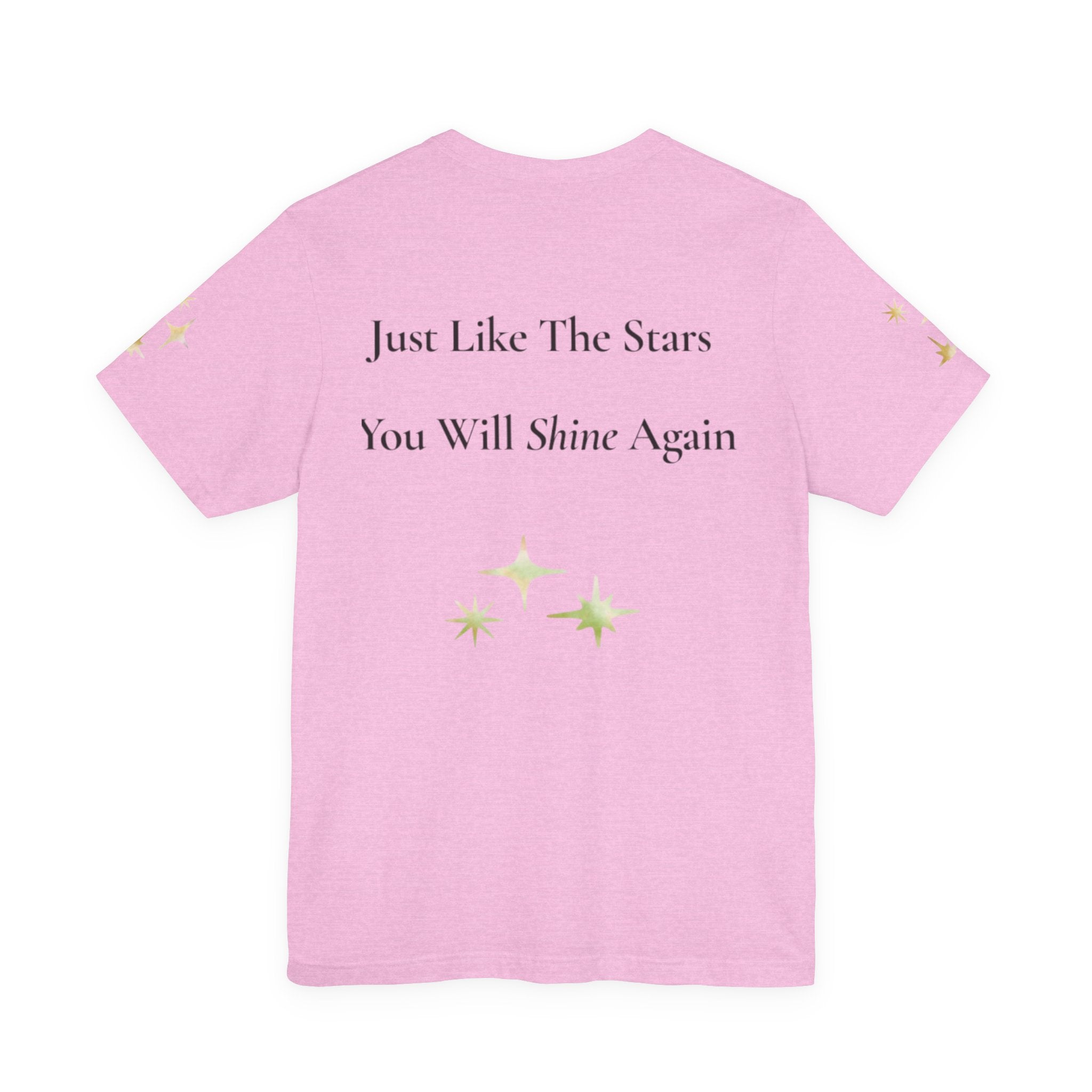 Even Stars Need Darkness To Shine Tee | Inspirational Quote Shirt, Minimal Star Design