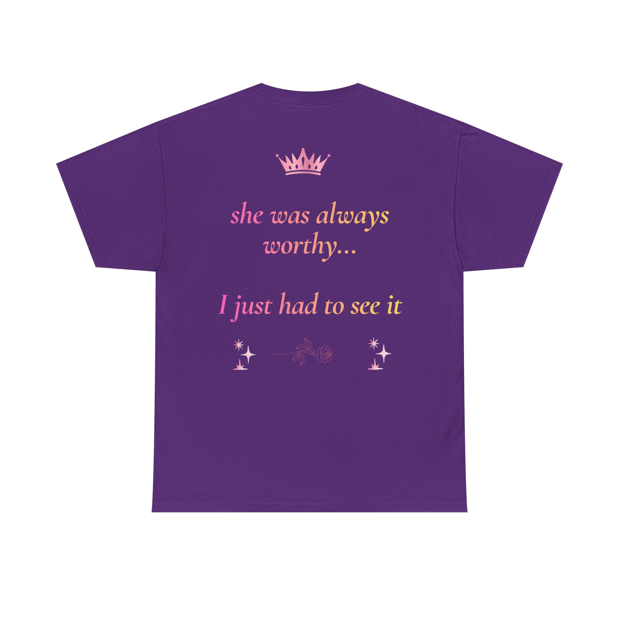 Falling in love with the Girl I am becoming Seeing Your Worth & Magic Tee | Self Love Quote, Positive Affirmation T-Shirt