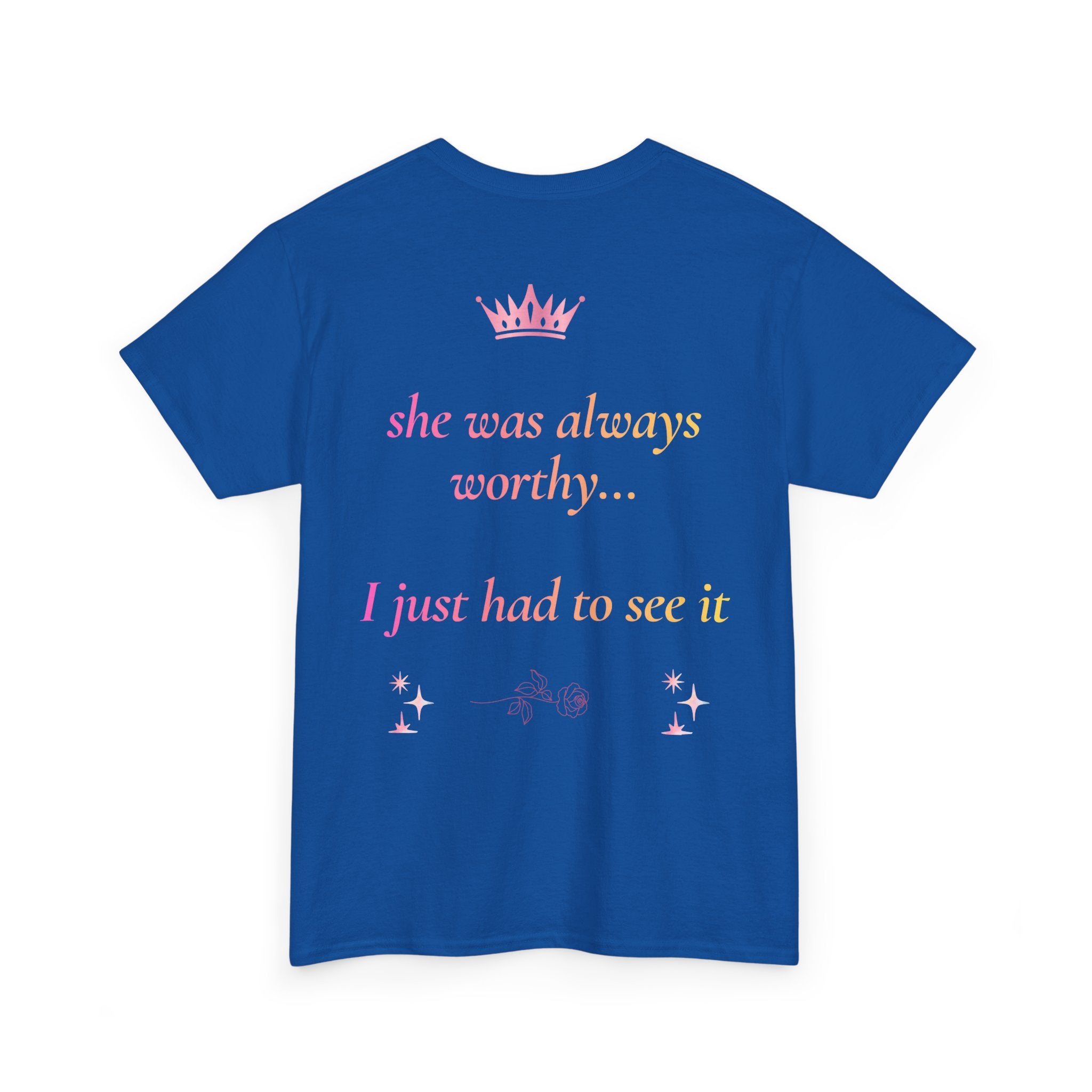 Falling in love with the Girl I am becoming Seeing Your Worth & Magic Tee | Self Love Quote, Positive Affirmation T-Shirt