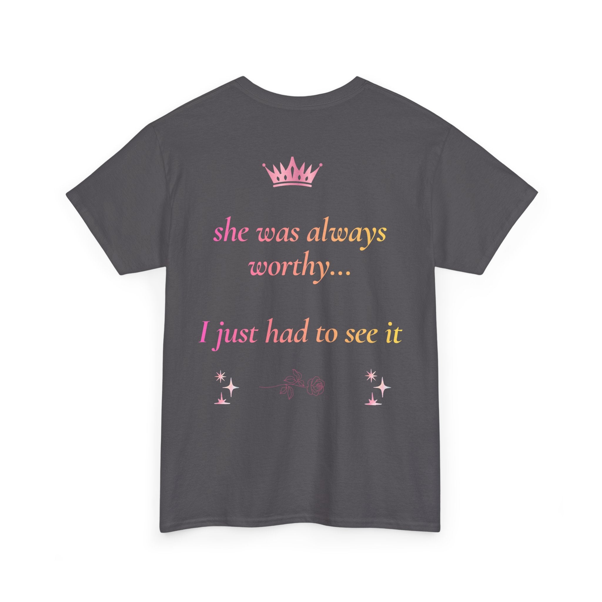 Falling in love with the Girl I am becoming Seeing Your Worth & Magic Tee | Self Love Quote, Positive Affirmation T-Shirt