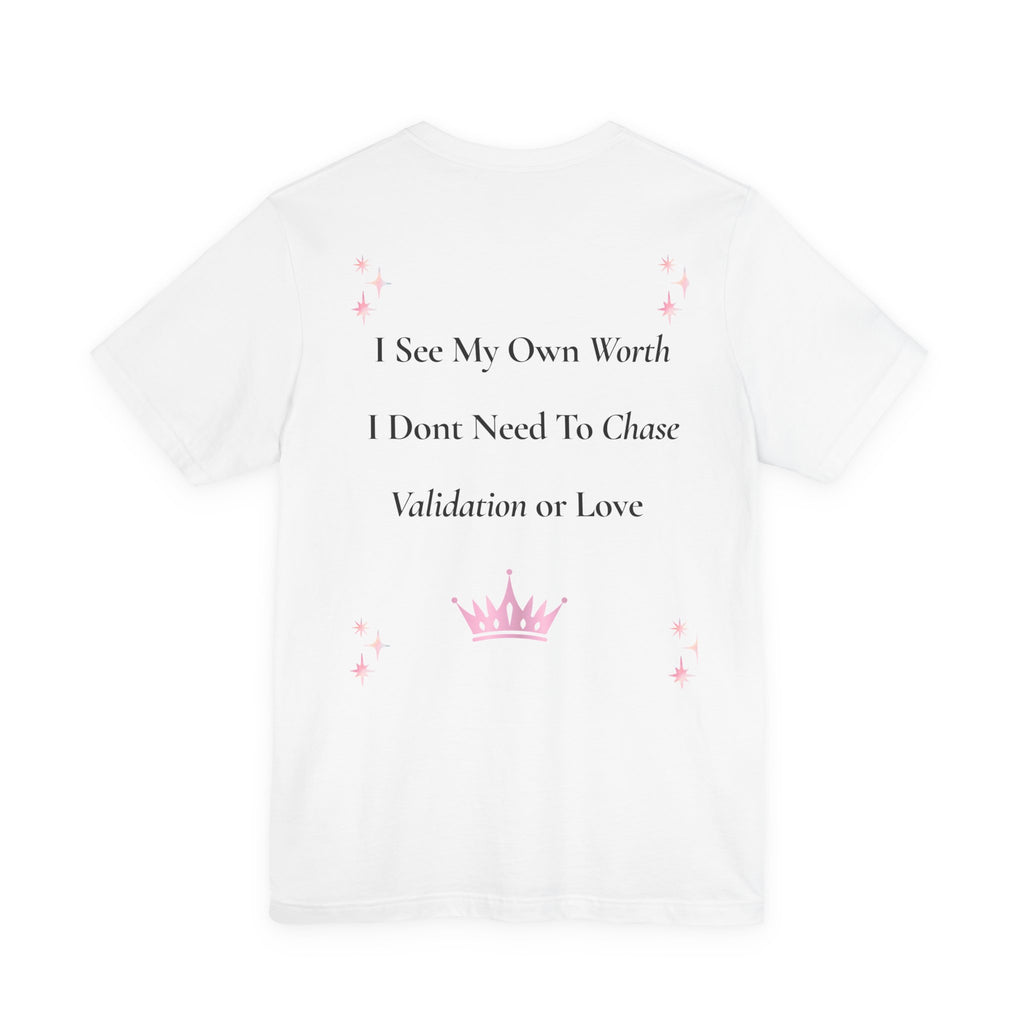 I Don't Chase I Attract Tee | Motivational Crown Graphic T-Shirt